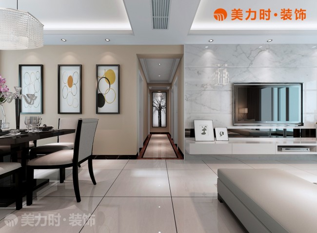 华润二十四城120㎡ 现代简约四房两厅