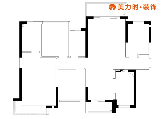 华润二十四城120㎡ 现代简约四房两厅