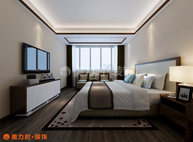 三房120㎡新中式 国色简素之美