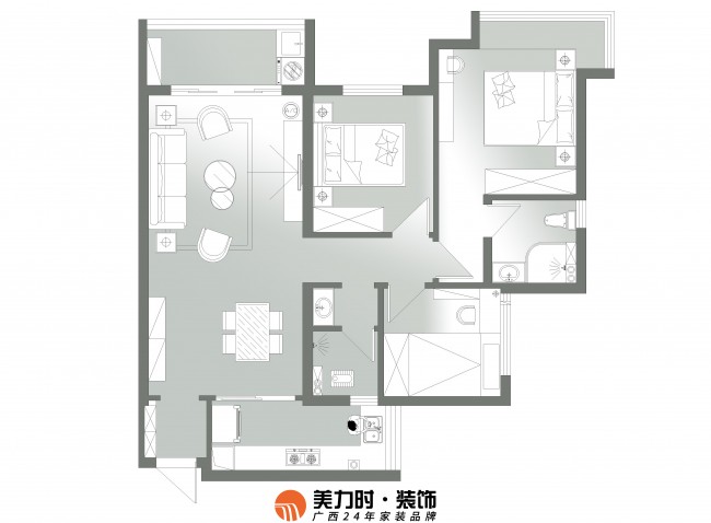 【案例赏析】现代时尚装修，看了就定方案！