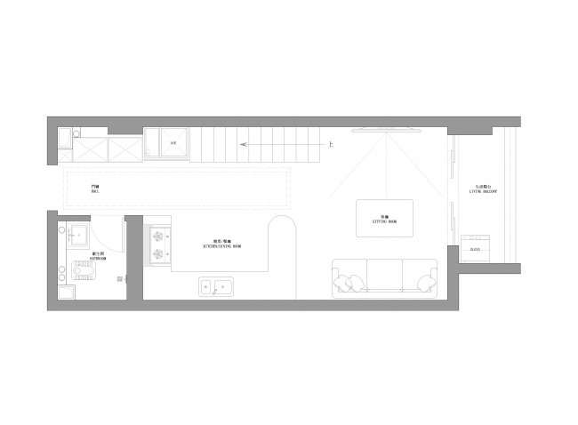 【案例鉴赏】科技感十足的loft公寓