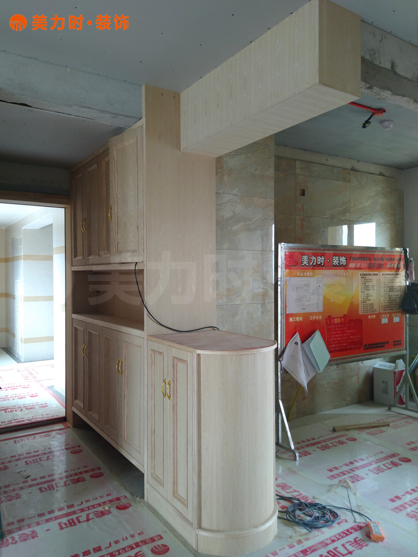 美力时装饰南宁装修工地